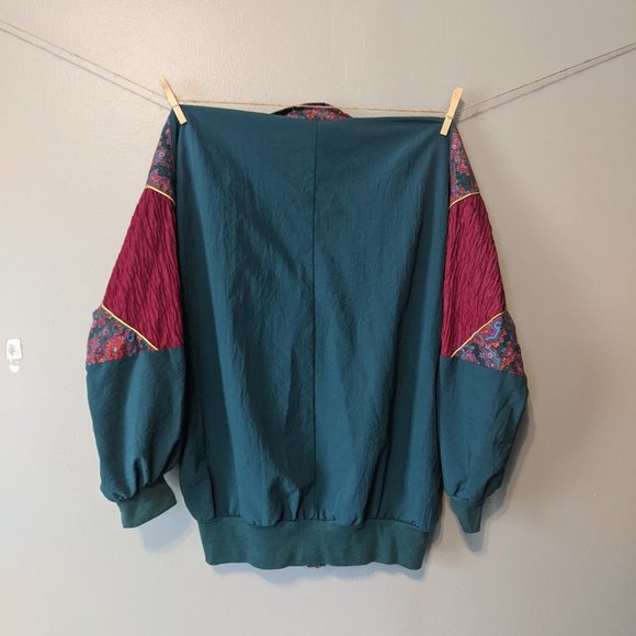 Vintage 80's 90's Style Wind Suit Workout Outfit - Picture 7 of 16